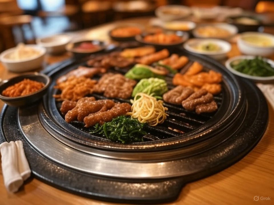 Sizzling Korean BBQ at Daldongnae, one of the top East Beaver Creek restaurants, featuring authentic flavors and fresh ingredients